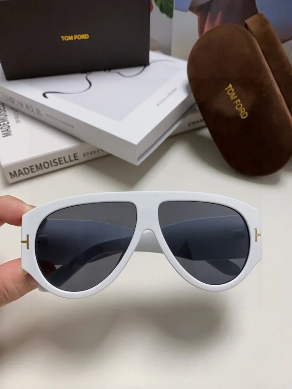 💢TOM FORD💢 Oversized Pilot T-Bar Sunglasses